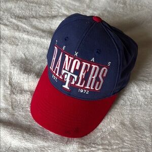 Texas Rangers cap blue and red and white adjustable